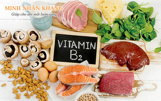 Vitamin B2 được tìm thấy trong nhiều loại thực phẩm khác nhau.jpg